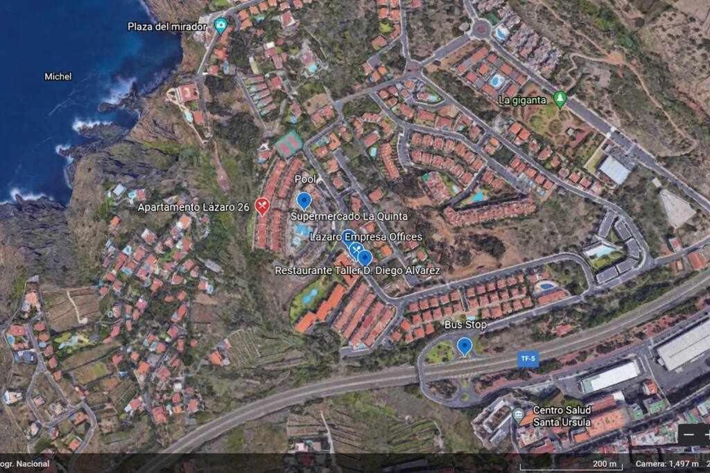 Apartamento Lazaro 26 Terraza Con Vistas Al Mar Santa Úrsula المظهر الخارجي الصورة